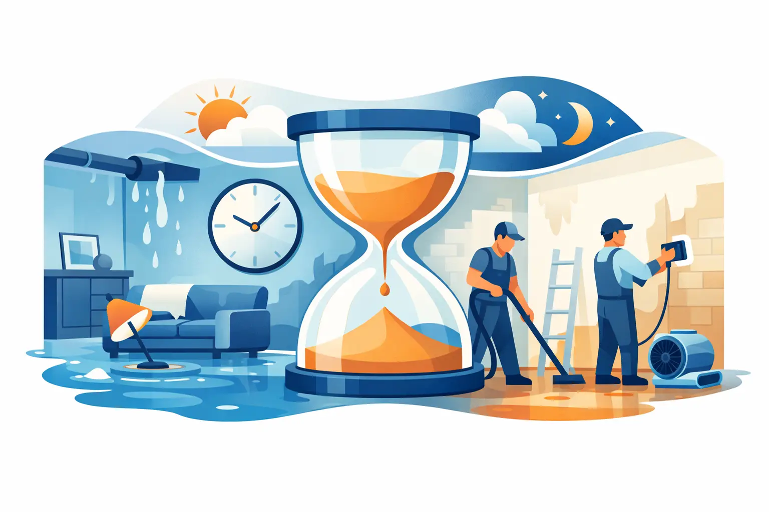 How Long Does Water Damage Restoration Take?