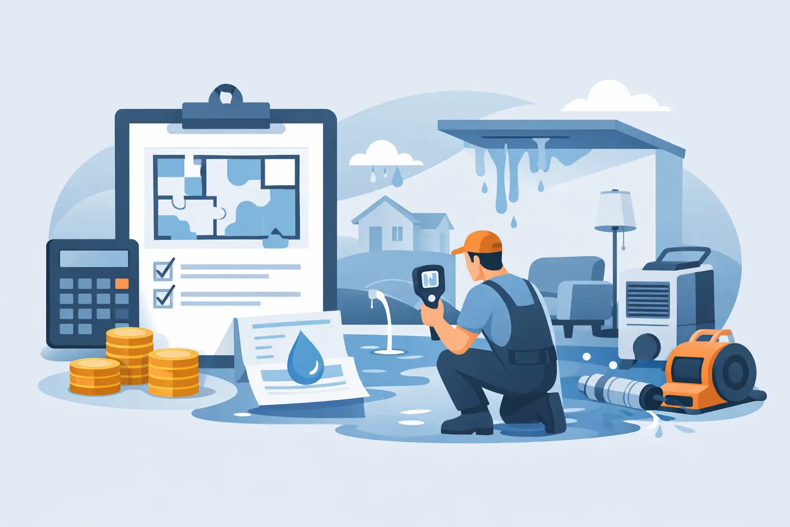 How to Estimate Water Damage Restoration