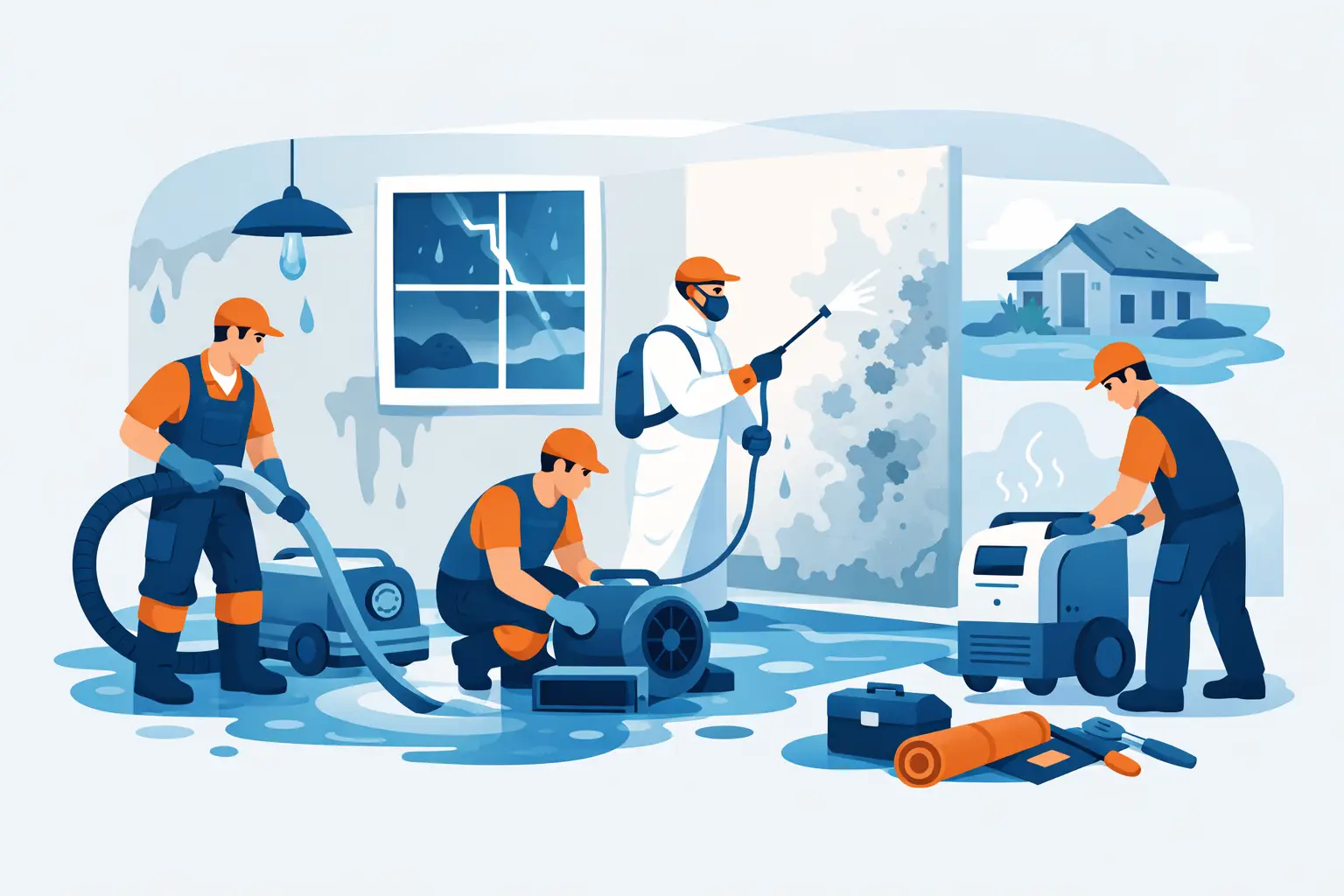 What Does a Water Damage Restoration Company Do?