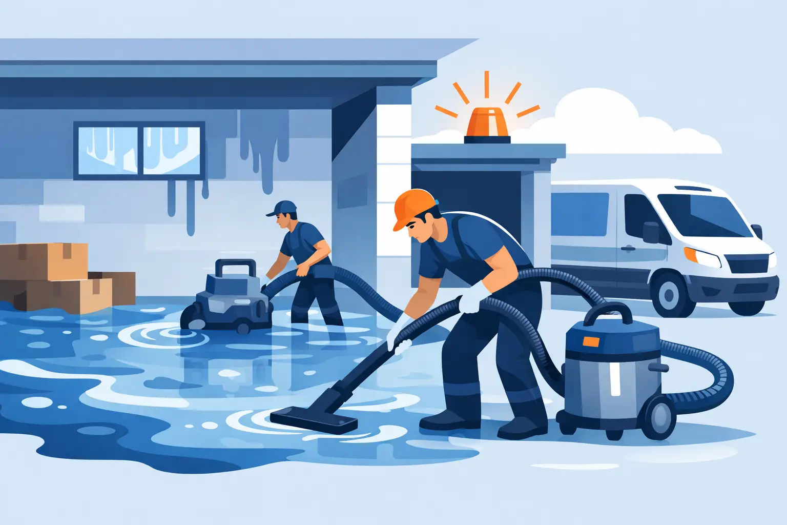 Emergency Basement Water Extraction Service