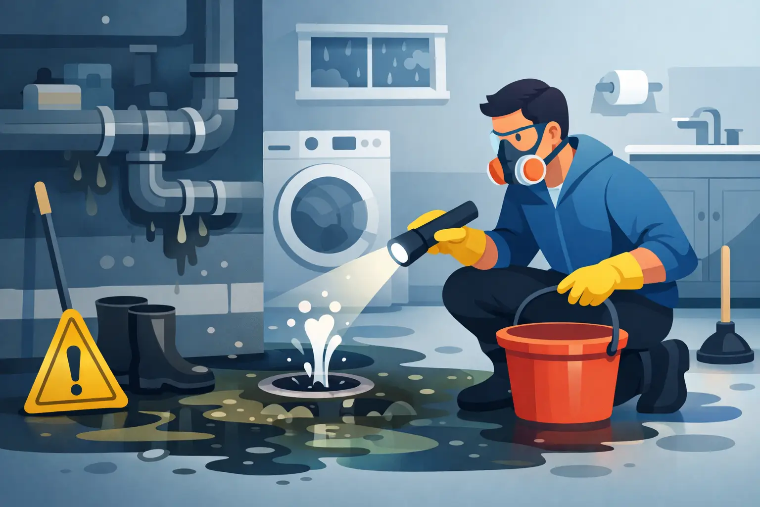 How to Respond to Sewage Backup Safely at Home