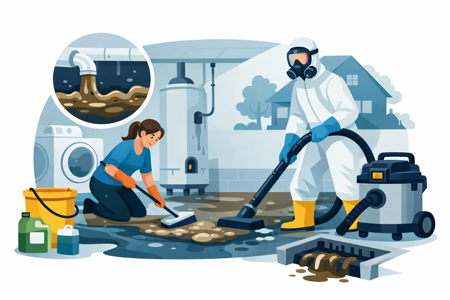 Homeowner Guide to Sewage Cleanup After a Backup
