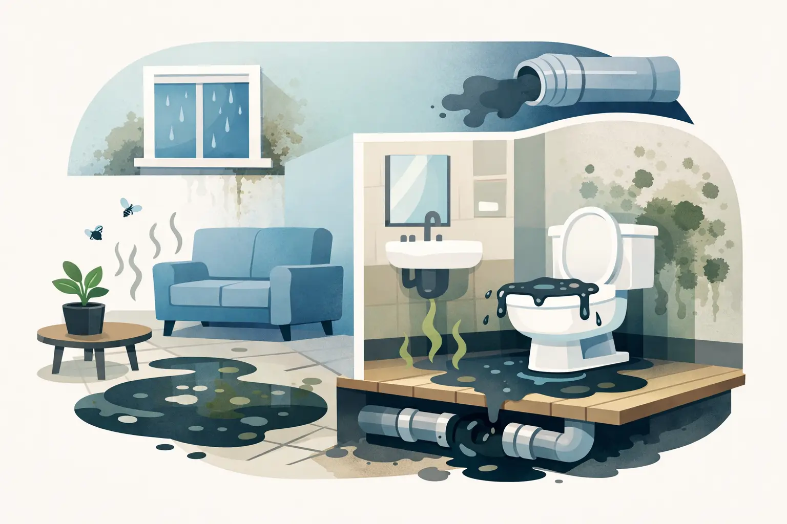 Top Signs of Sewage Contamination Indoors