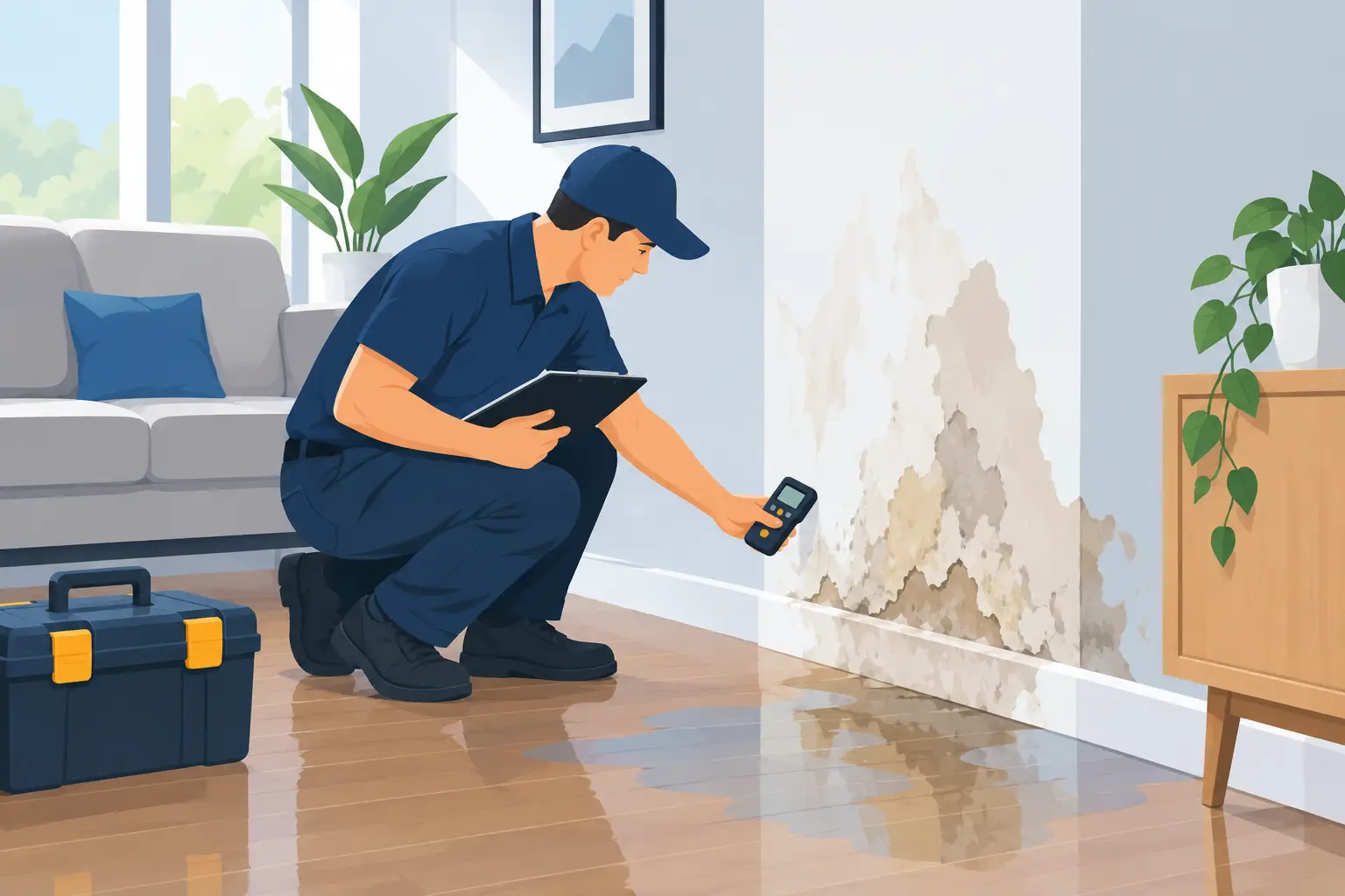 How Professionals Assess Water Damage in Homes