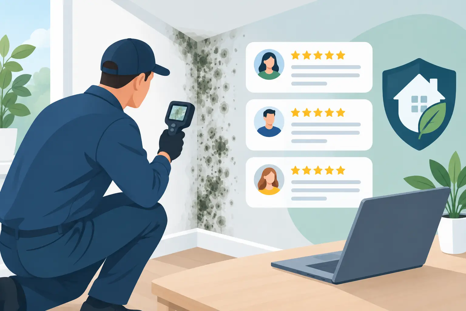 What Mold Inspection Service Reviews Should Tell You